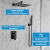 Acekool Shower Faucet Set with Rainfall Head & Handheld, Pressure Balance, - 4 of 4