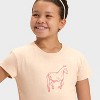 Girls' Short Sleeve Relaxed Fit Graphic T-Shirt - Cat & Jack™ - 2 of 4