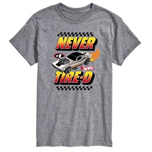 Men's - Hot Wheels - Never Tire D -Men's Short Sleeve T-Shirt Short Sleeve Graphic T-Shirt - 1 of 4