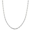 Black Bow Jewelry 3.25mm Sterling Silver Solid Elongated Open Cable Chain Necklace - 3 of 4