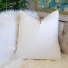 Kumasinova 20" Square Autumn Leaf Couch Pillows,Polyester Velvet Down Pillow with Hidden Zipper,Soft Decorative Pillows for Bed&Couch - 4 of 4