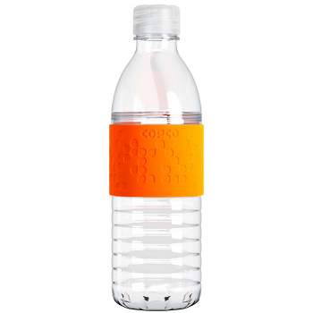 Copco Hydra Water Bottle 16.9 Ounce Non Slip Sleeve BPA Free Tritan Plastic Reusable