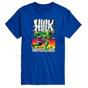 Men's - Marvel - Hulk Battles the Inhumans Short Sleeve Graphic T-Shirt - 1 of 4