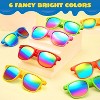 Joyfy 12 Pcs Kids Sunglasses Party Favors bulk, Neon Sunglasses with UV Protection for Children. Pool Party Favors, Goody Bags for kids Birthday - 3 of 4