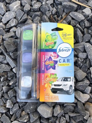 Febreze Car Vent Clip Air Freshener - Gain Scents - 0.195 Fl Oz