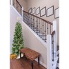 Garden Elements Artificial Pre-Lit Pencil Fir Christmas Tree with Pine Cones, 654 Tips, 350 Clear Lights, 6.5 ft - 2 of 4