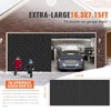 VEVOR Garage Door Screen for Winter, 16x7FT, Garage Door Insulation Kit, Magnetic Thermal Insulated Door Curtain with 300D Oxford Fabric, Black - 3 of 4