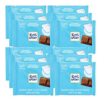 Ritter Sport Alpine Milk Chocolate Bar - Case of 12/3.5 oz