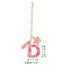 Unique Bargains Flower Letter Water Cup Pendant 1 Pc - 2 of 4