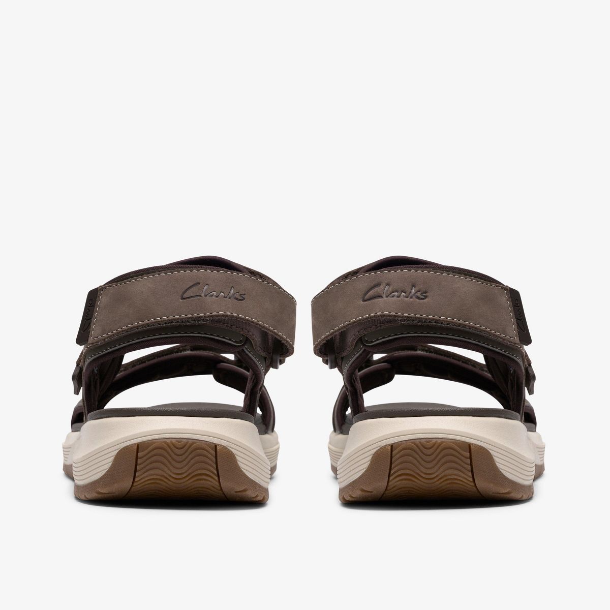 Clarks Mens Guideview Trek Taupe Sandals - thumbnail 5