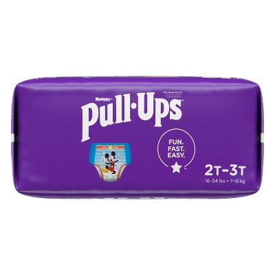 4 Pack Huggies Pull-Ups Boys' Learning Design Ecomm Pack Disposable Training Pants - 2T-3T - 124ct