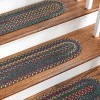 Colonial Mills New England Braid Stair Treads - Dusk Blue 8"x28" - 2 of 4