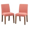 Buylateral Set of 2 Estelle Armless Upholstered Dining Chairs - 2 of 4