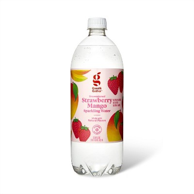 Strawberry Mango Sparkling Water - 1L Bottle - Good & Gather™