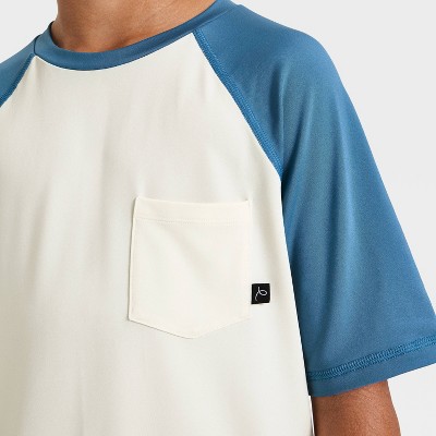 Детские рубашки Art Class Boys' Short Sleeve Rash Guard Swim Shirt - art class™ White L — фото 3