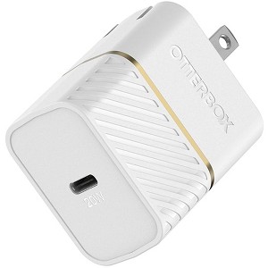 OtterBox USB-C Fast Charge Wall Charger 20W (78-80215) - Cloud Dust - Certified Refurbished - 1 of 4