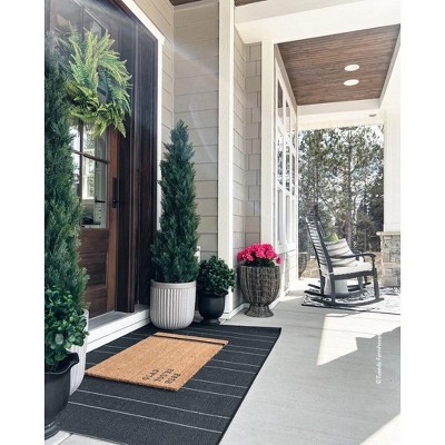 Red Geranium Artificial Plant in Green Metal Planter