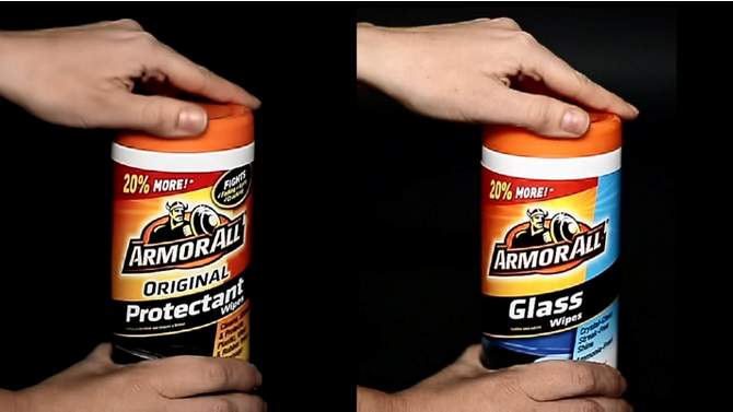 Armor All 2pk 30ct Original Protectant/Glass Wipes Automotive Protector, 2 of 6, play video