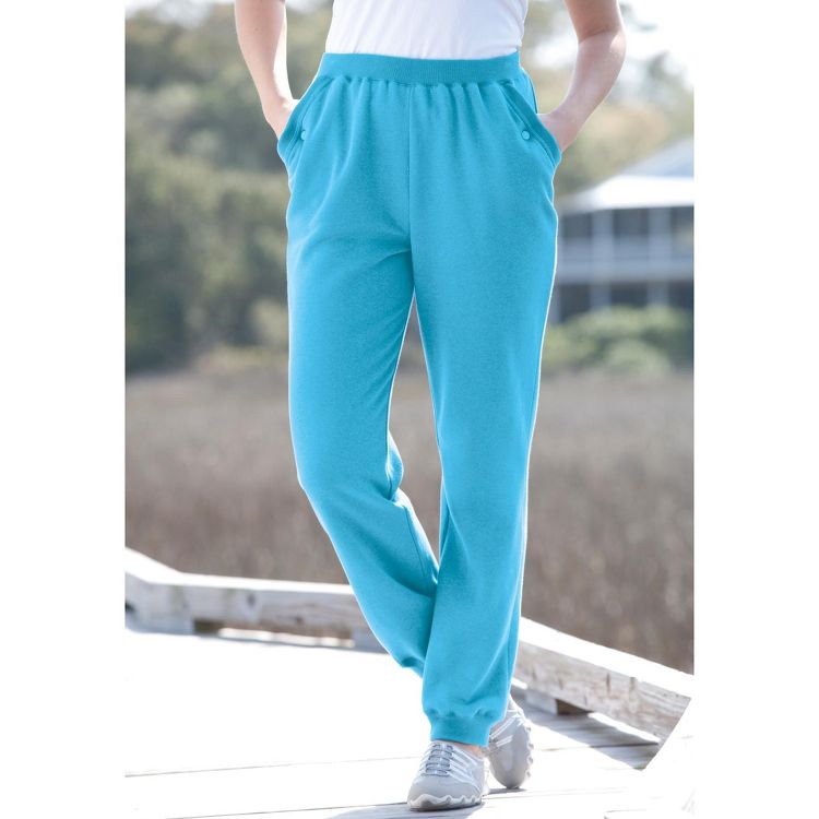 Woman Within Petite Better-Fleece Pull-On Jogger Sweatpants, 6 of 6