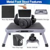 5 Star Super Deals Metal Step Stool - Portable Folding Foot Stool - Non-Slip, Compact, 330lbs Capacity, Heavy Duty One Step Ladder for Kitchen - 2 of 4