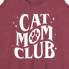 Women's - Instant Message - Cat Mom Club Graphic Racerback Tank - 2 of 4
