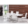 Best Master Furniture,Faux Leather Dining Side Chair (Set of 2) - 3 of 3