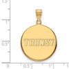 Black Bow Jewelry 10k Yellow Gold Transylvania Pioneers NCAA Large Pendant - 2 of 3