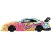 Nissan "LB-Super Silhouette" S15 SILVIA RHD Yellow and Blue with Pink Graphics Limited Edition 1/64 Diecast Model Car by Mini GT - 2 of 4