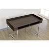 Vynxaria Modern Contemporary USB Supported Computer Desk With Drawer Space Providing Storage, Wood And Steel Construction - 4 of 4