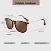 Anna-Kaci Women's Trendy Square Metal Arm Sunglasses - 4 of 4