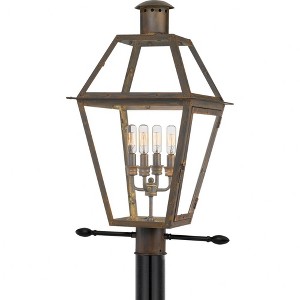 Quoizel Lighting Rue De Royal 4 - Light Post Light in  Industrial Bronze - 1 of 1
