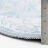 Racxily 36"x56" Feather Faux Fur Scalloped Indoor Accent Rug, Non Slip, Super Strong, Ideal for High Traffic Areas in Bedroom, Living Room - 4 of 4