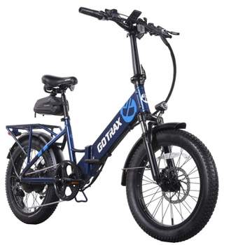 GOTRAX Adult F2V2 20" Step Through Electric Folding Bike