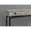 Laminate Console Table with Storage Drawer & Metal Frame for Entryway, Living Room & Bedroom - 3 of 4