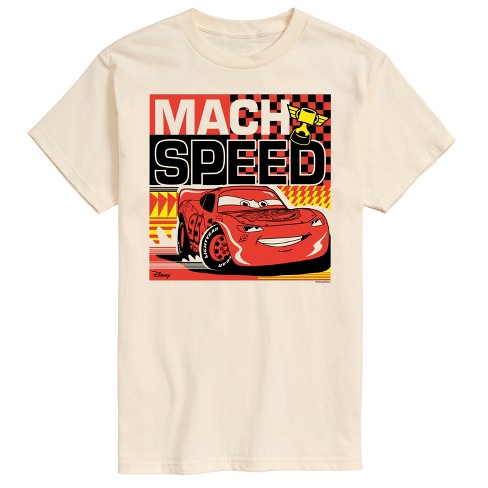 Men's - Cars - Lightning Mcqueen Mach Speed Short Sleeve Graphic T ...