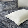 Peace Nest Dual-Side Fluffy Faux Rabbit Fur Comforter Set, Plush Fuzzy Bedding Set - 4 of 4