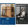 Dog Crate Furniture, Heavy Duty Dog Kennel with Sliding Barn Door, Decorative Pet House End Table - 4 of 4