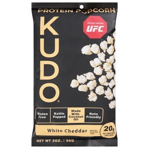 Kudo White Cheddar Protein Popcorn - 2 oz - Case of 12 : Target
