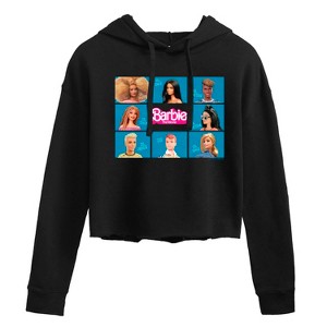 Women's - Barbie - Barbie, Ken, & Allan Cropped Graphic Hoodie - 1 of 3