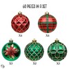 16pc Red Green and Gold Majestic Christmas Ornament Bundle Set| OrnamentallyYou - 4 of 4