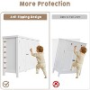 Shoe Cabinet with Doors, Farmhouse 35'' Shoe Storage Cabinet, 4-Tier Entryway Shoe Storage - 2 of 4