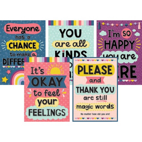 Teacher Created Resources® Oh Happy Day Poster Pack, 5 Posters - image 1 of 1