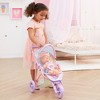 Olivia's Little World Doll Jogging-Style Pram, Iridescent/Pink/Purple - image 4 of 4