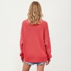 Anna-Kaci Women's V-Neck Relaxed Fit Knit Sweater with Long Sleeves - 4 of 4