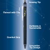 Pilot 5pk FriXion Synergy Clicker Erasable Gel Pens Extra Fine Point 0.5mm Black Ink: Art Stationery, Office Supplies - 4 of 4