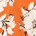 orange floral