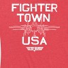 Women's - Top Gun - Property of Fighter Town Short Sleeve Graphic T-Shirt - 2 of 4