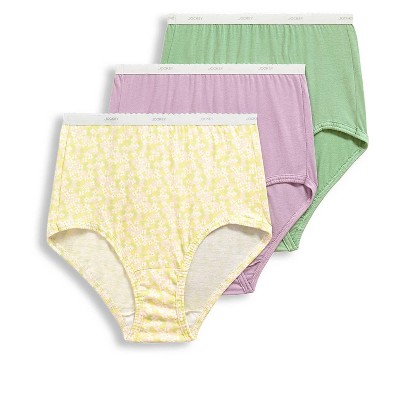 Jockey Womens Classic Brief 3 Pack Underwear Briefs 100% Cotton 5