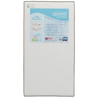 simmons kids beautysleep naturally comforting crib & toddler mattress