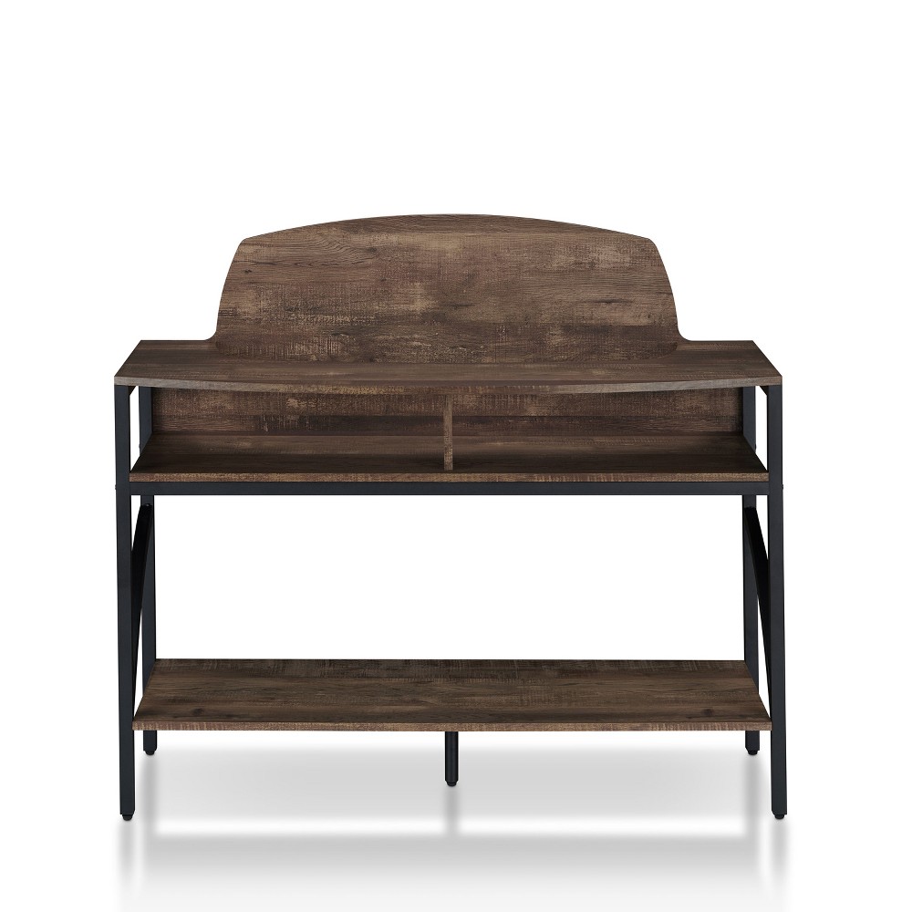 Photos - Coffee Table Camie Console Table Reclaimed Oak - miBasics